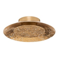 Plafoniera LED Foskal in ottone, Ø 21,5 cm