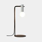 LEDS-C4 Nude Curved table lamp E27 grey/black