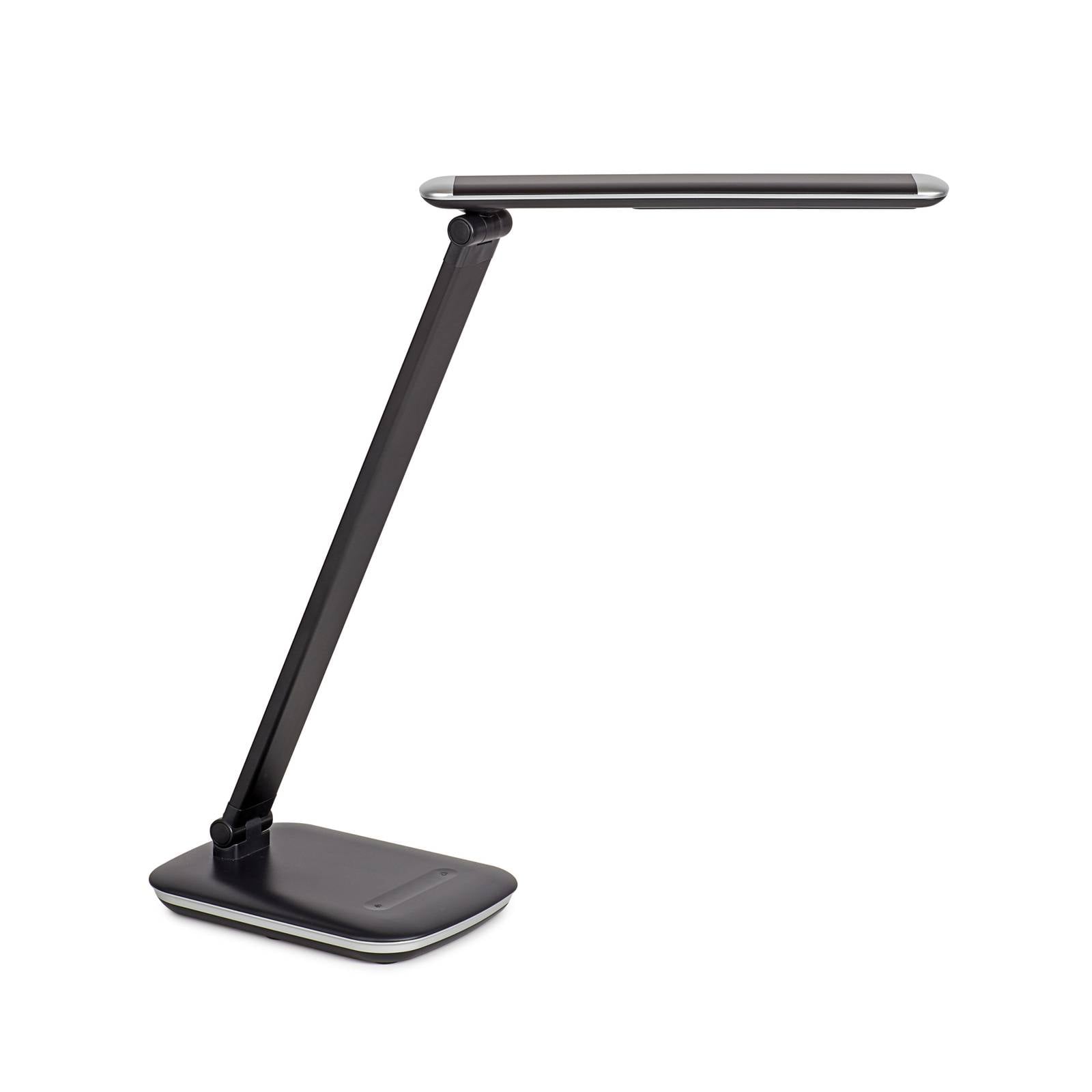 LED-Tischlampe MAULjazzy, schwarz, Höhe 43 cm, dim USB-Port