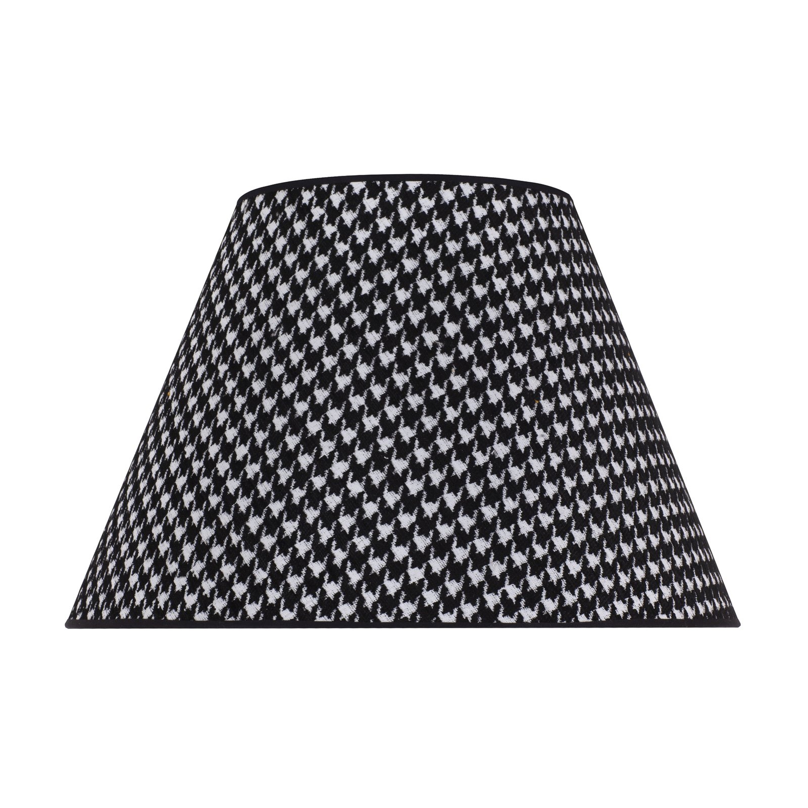 Sofia lampshade 31 cm, houndstooth pattern black