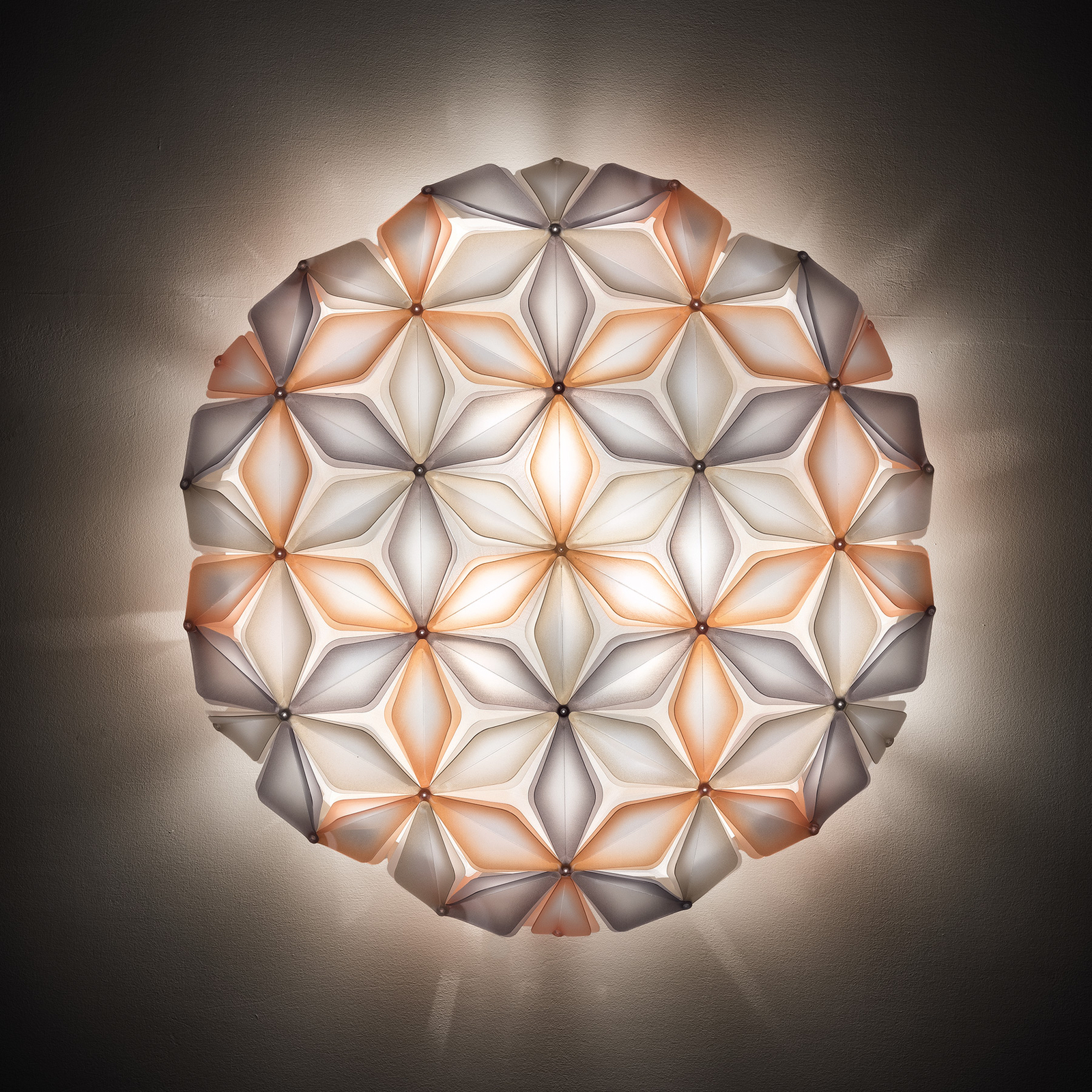 La Vie L Deckenleuchte, Breite 71cm, amber - Slamp