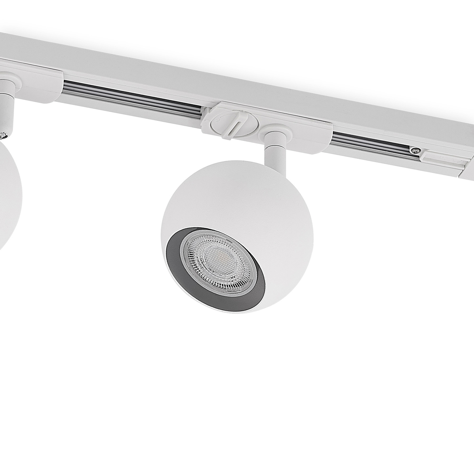 Lindby Linaro 1-fase-railsysteem, 4-lamps, wit