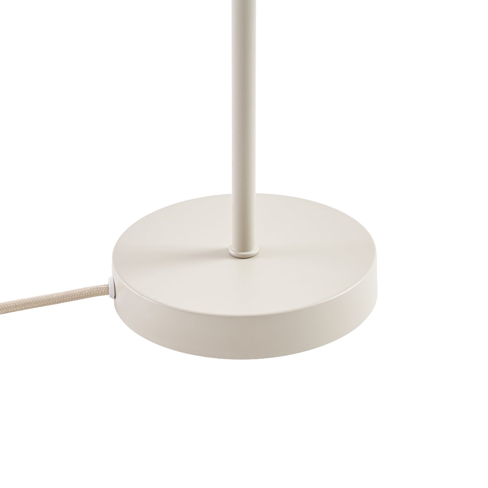 Lindby galda lampa „Libbie“, augstums 45 cm, lins, krēmkrāsā, E27