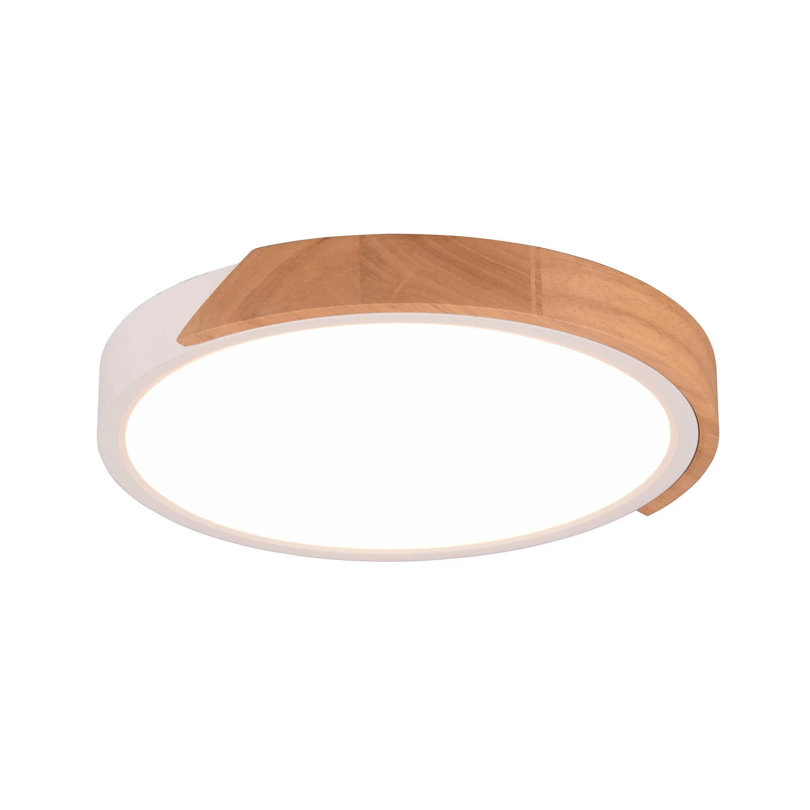LED осветление за таван Jano, Ø 31,5 cm, 3 000K, бяло