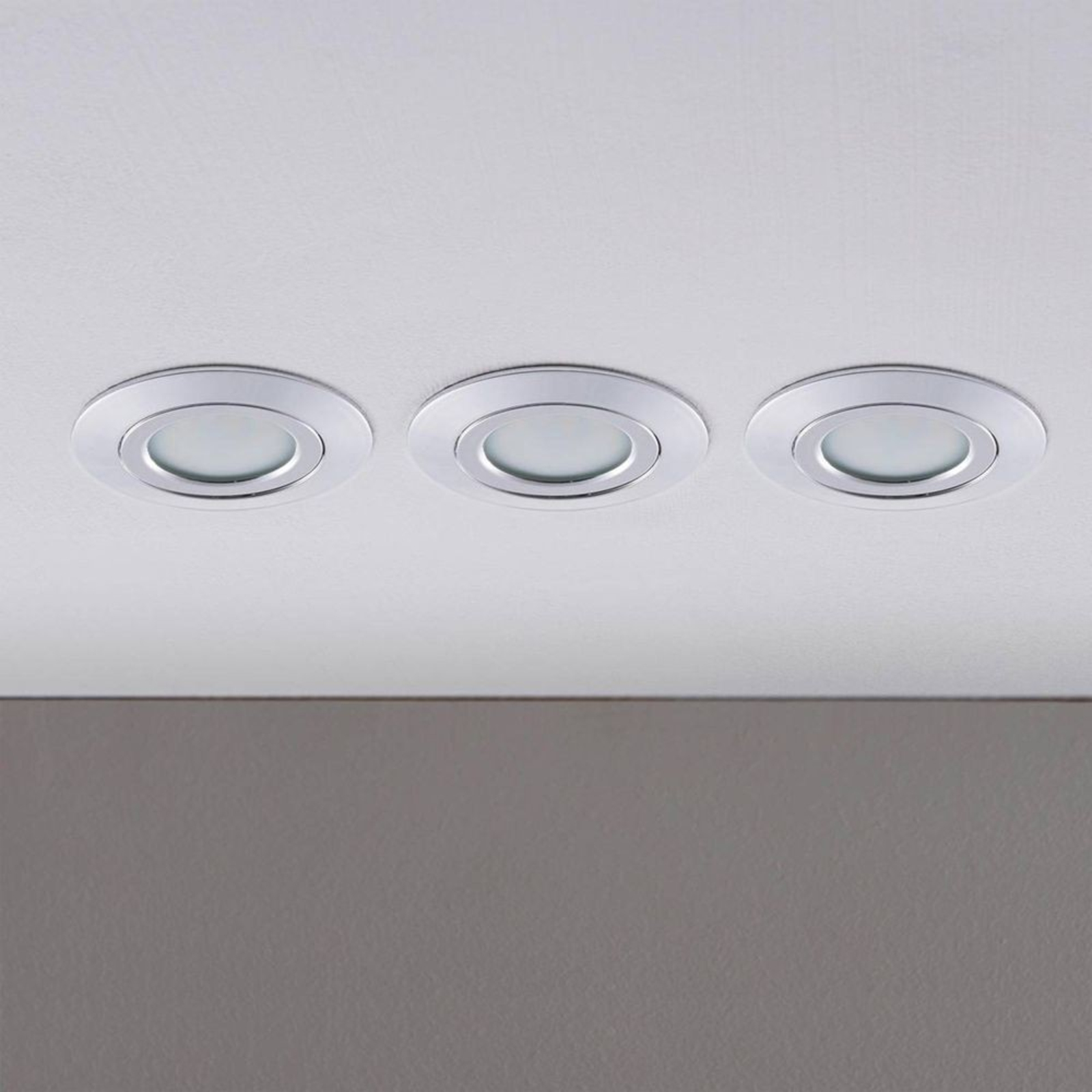 Andrej Round LED Einbauspots 3 pcs. Chrome - Lindby