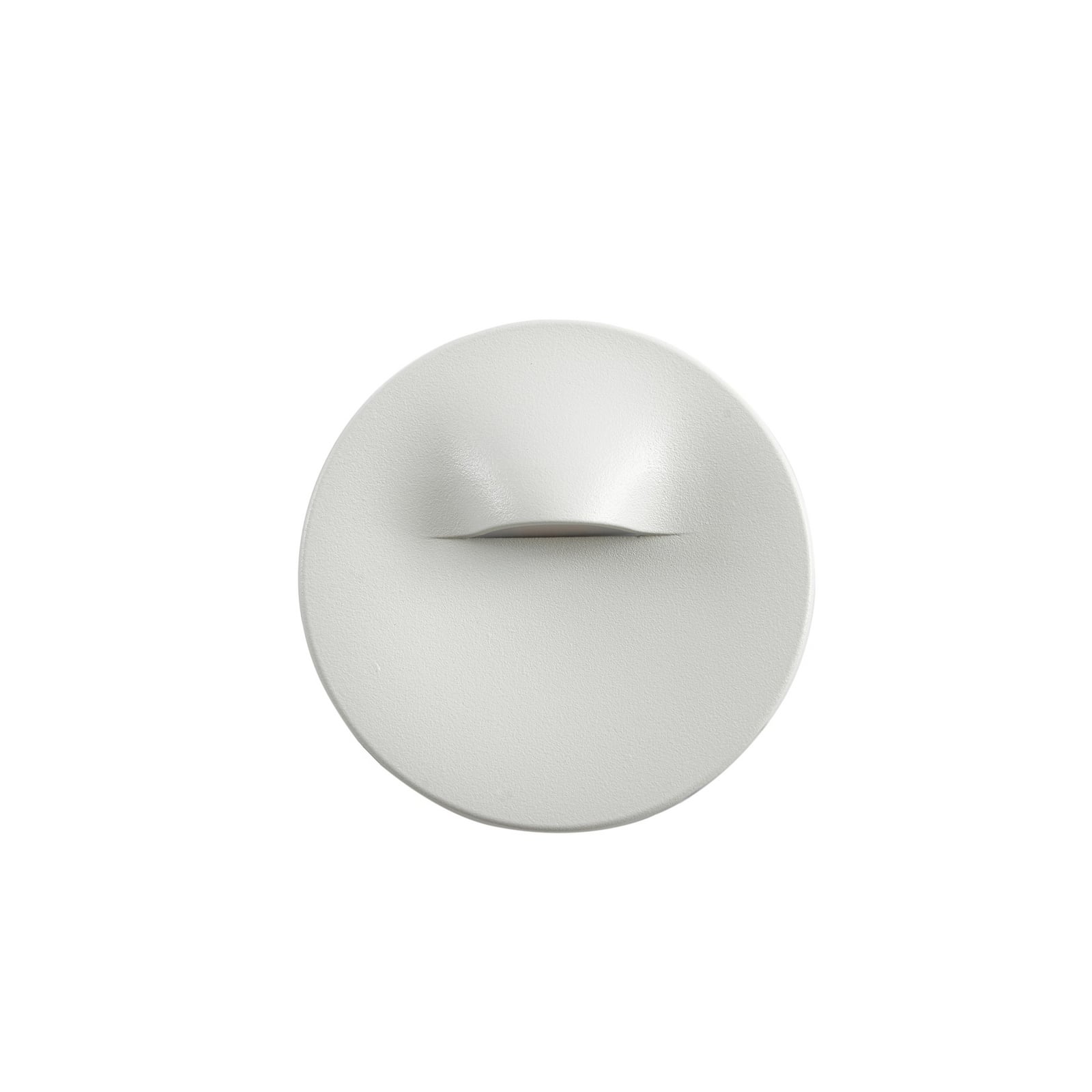 Alune LED nástenné svietidlo, okrúhle, biele, IP65, Ø 8 cm - Lindby