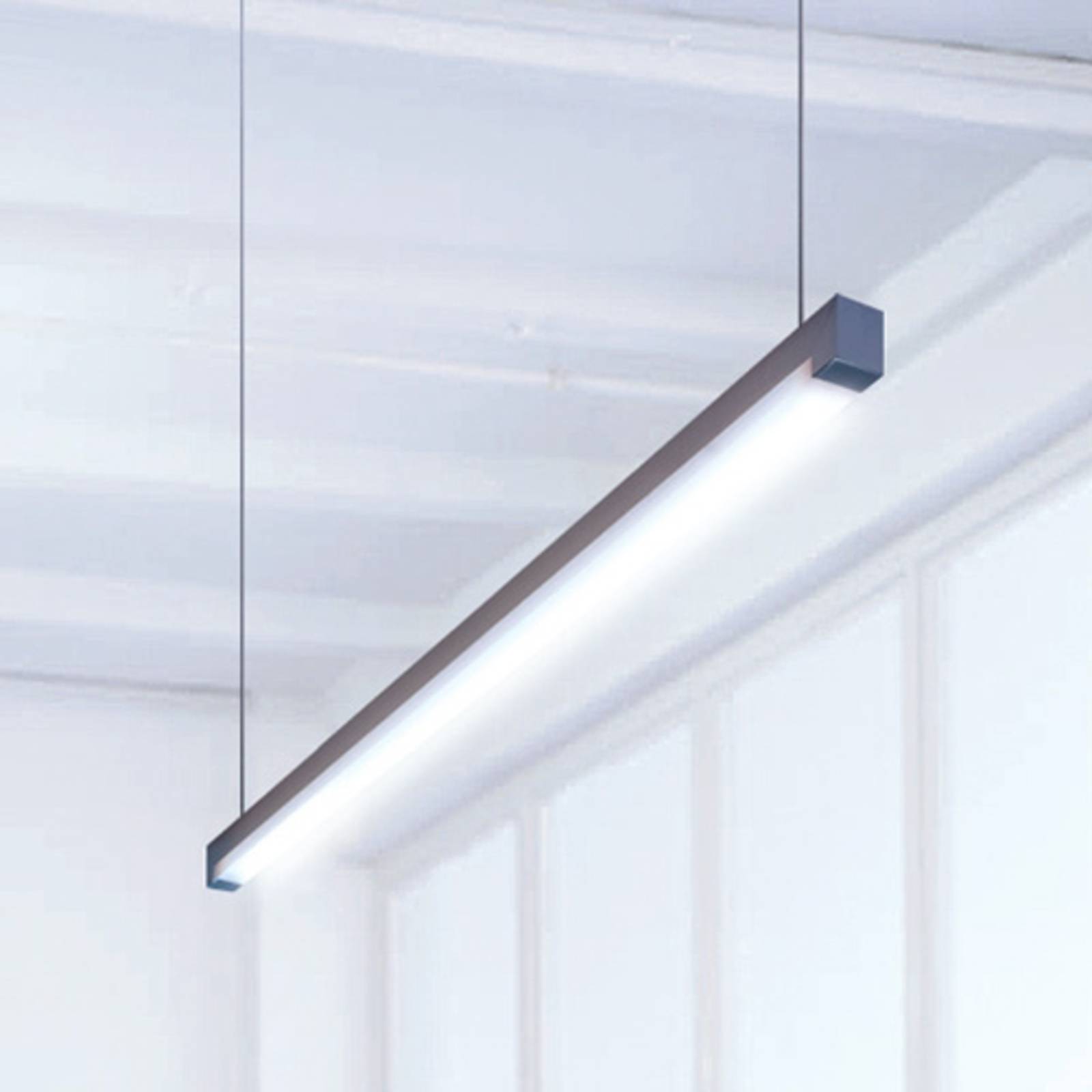 Lampa wisząca LED Travis-P2 uniwers. biel 118,2 cm