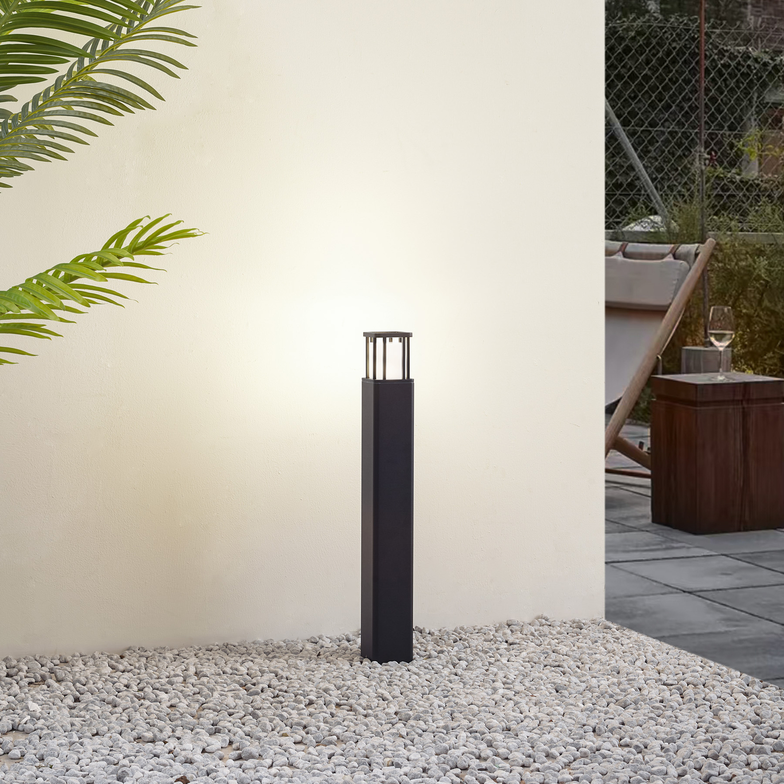 Dakil LED Bollard Svart - Lucande