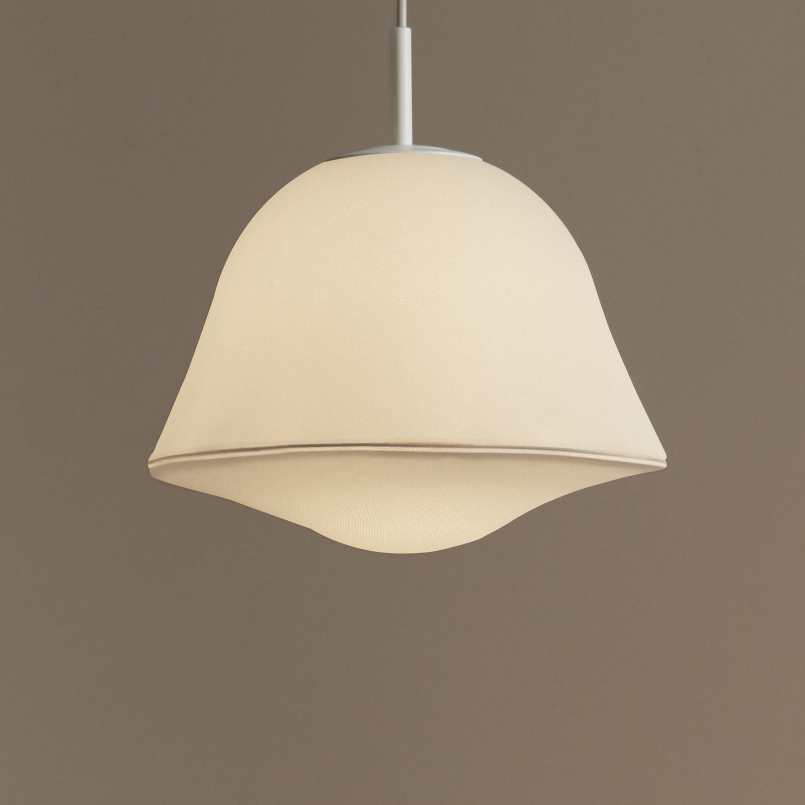 CALY-riippuvalaisin, valkoinen, Ø 32 cm, tekstiili/lasi, E14 - GEJST