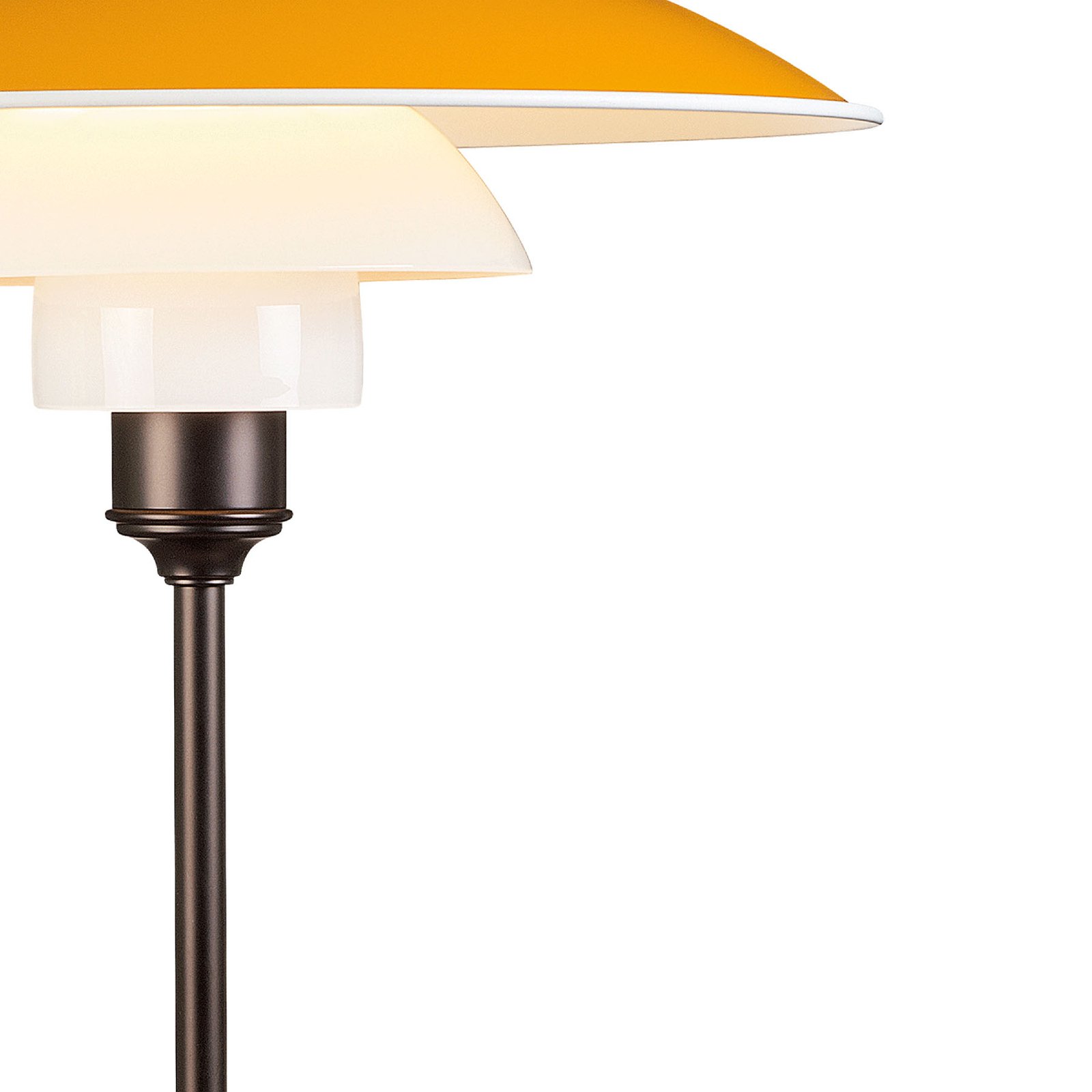 Louis Poulsen PH 3 1/2-2 1/2 tafellamp bruin/geel