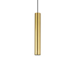 Lámpara colgante Ideal Lux Look, color latón, Ø 6 cm, metal