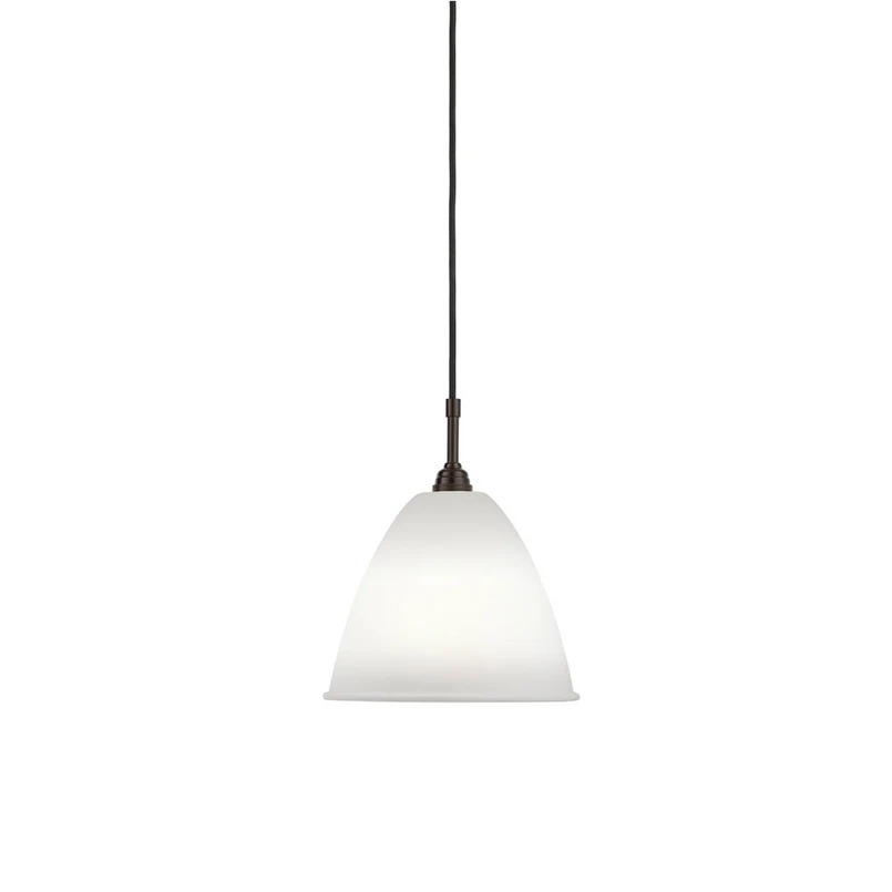 GUBI – Bestlite BL9 Pendelleuchte, Ø 21 cm, schwarz/opal