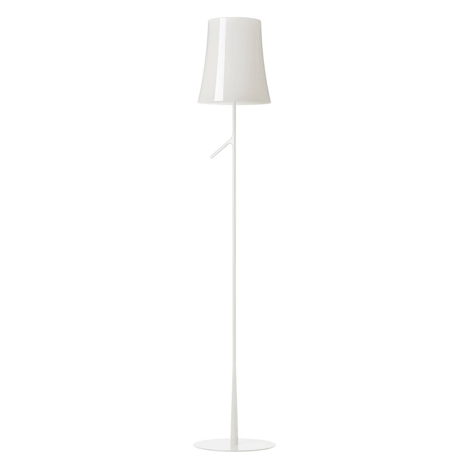 Foscarini Birdie Lettura LED-Stehleuchte weiß dim
