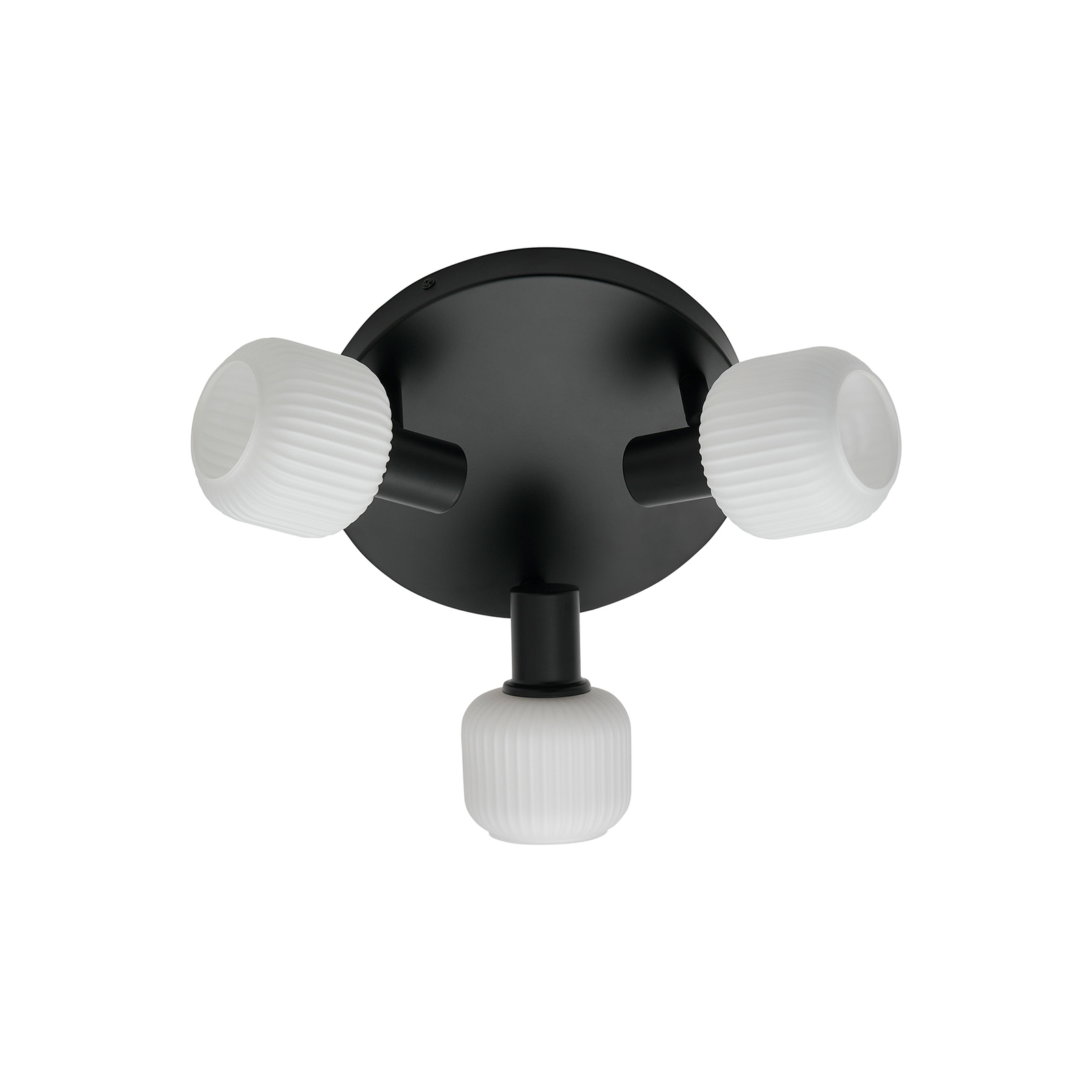 Milford 3 Mini Plafondlamp Black - Nordlux