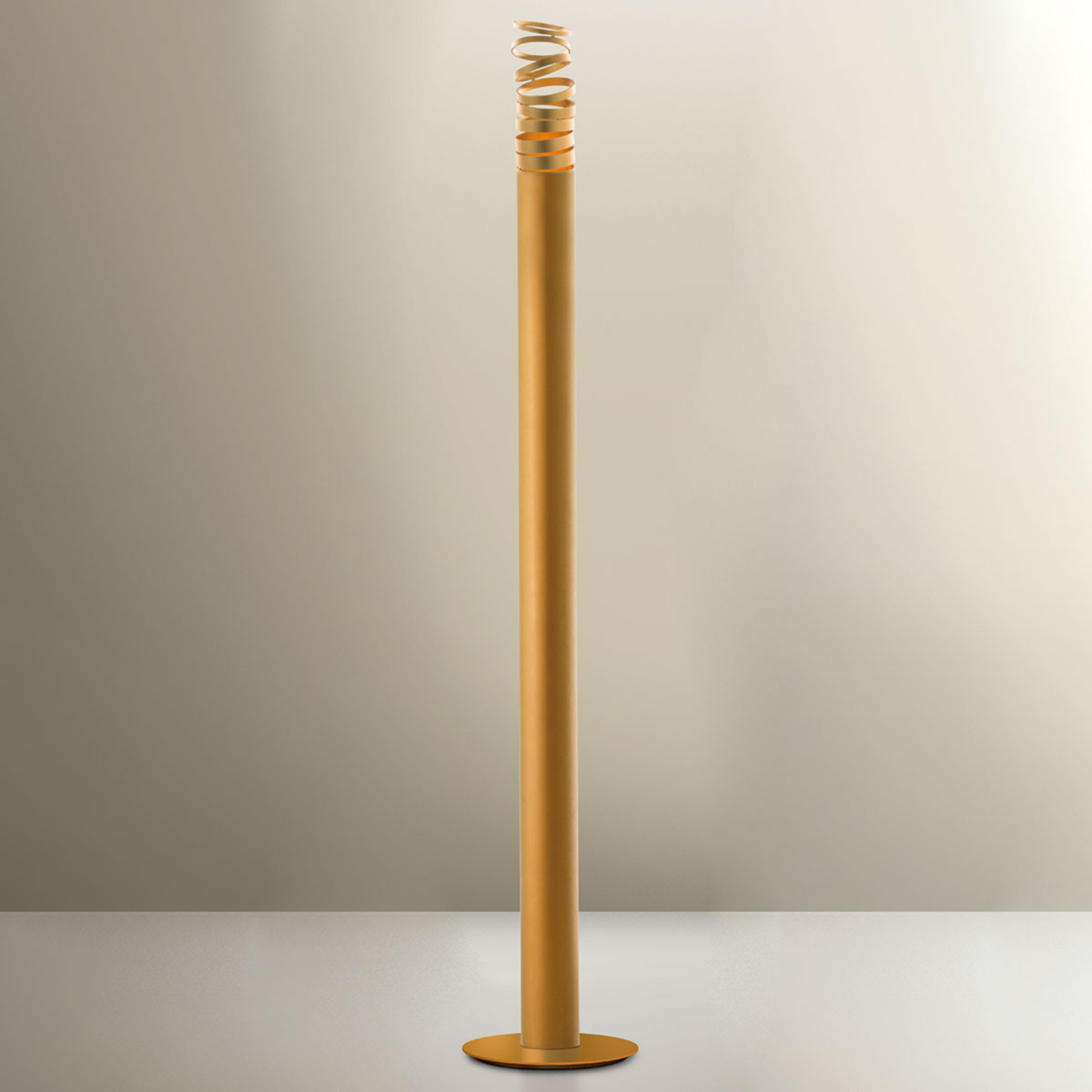 Artemide Decomposé lampa stojąca LED złota