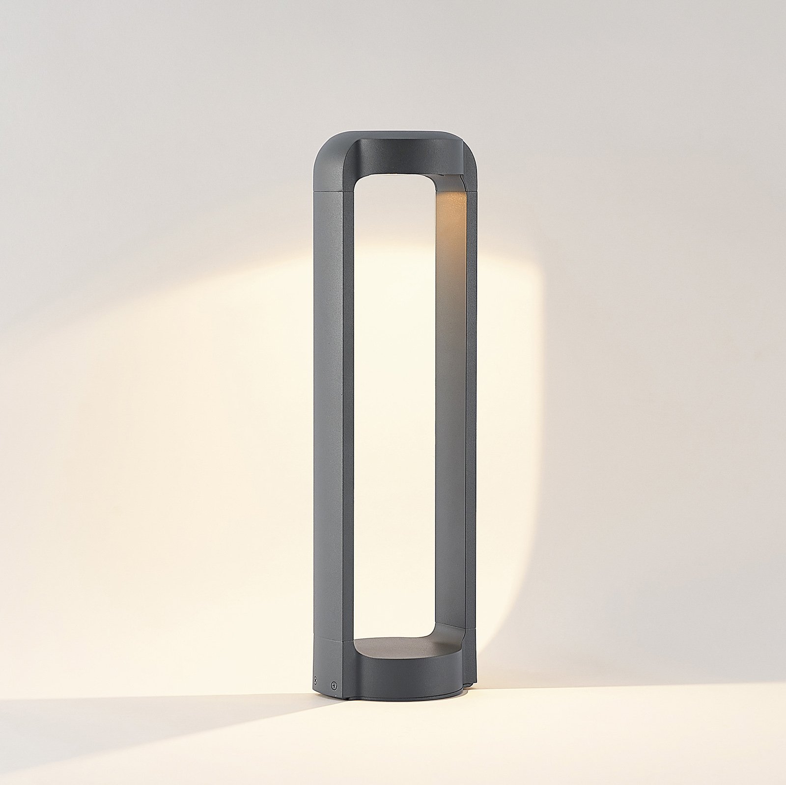 Lucande Habsa LED pillar light, height 50 cm