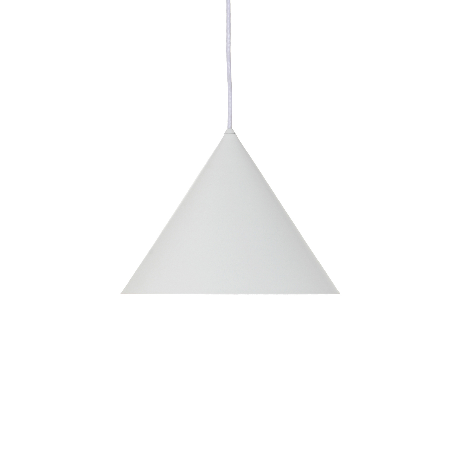Závěsné svítidlo FRANDSEN Benjamin, Ø 30 cm, bílé