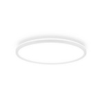 LED-taklampa Tava A, Ø 42 cm, plast, vit