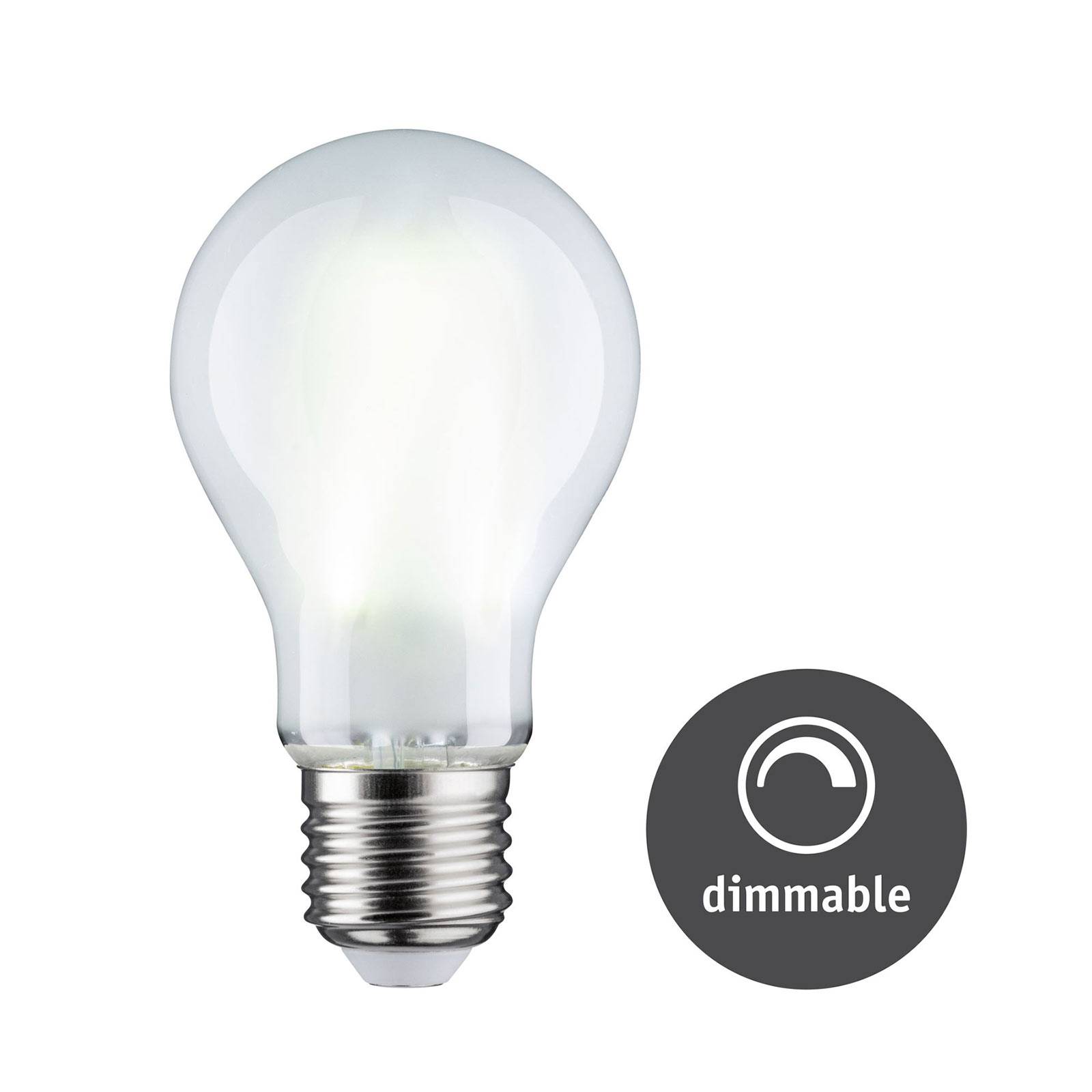 Paulmann LED bulb E27 9 W 6,500 K matt dimmable