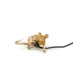 Mouse Lamp Lop Lying Down Lampă de Masă Gold - Seletti