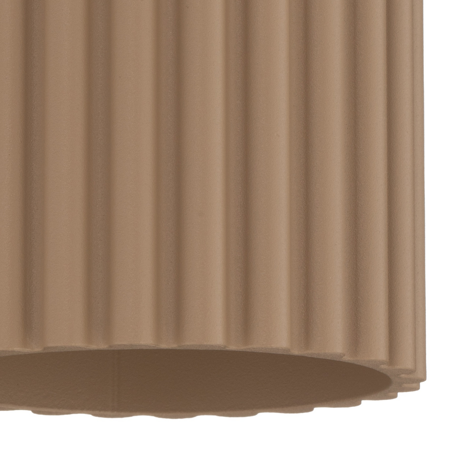 Aura-seinävalaisin, taupe, Ø10 cm, G9, valo ylös/alas, alumiini Aura-seinävalaisin, taupe, Ø10 cm, G9, valo ylös/alas, alumiini