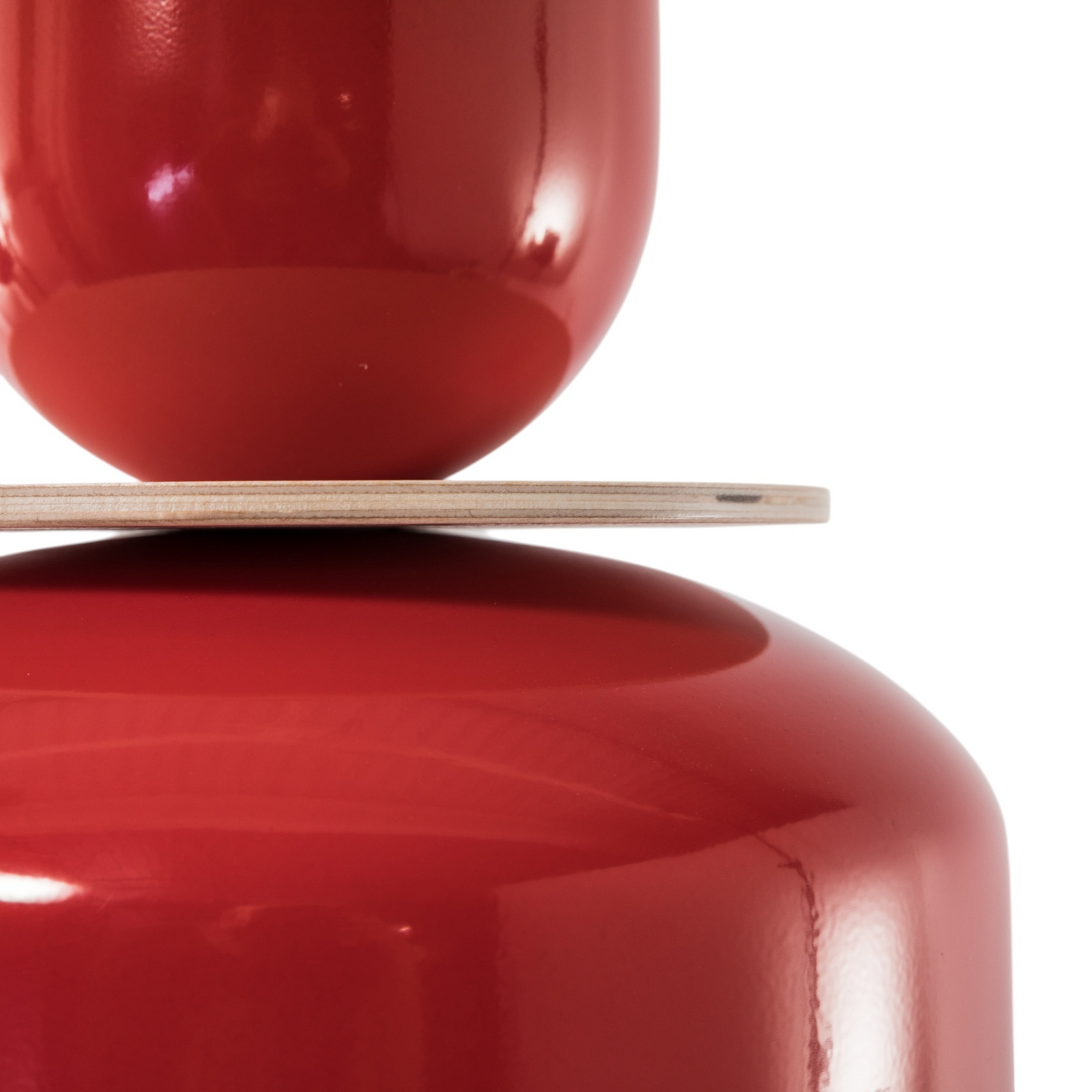 Hängeleuchte Uto, rot, Ø 30 cm, Metall Hängeleuchte Uto, rot, Ø 30 cm, Metall