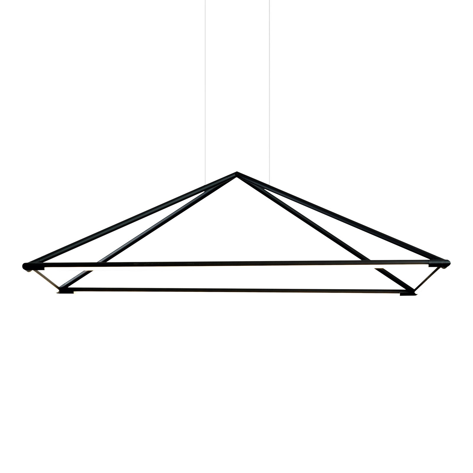 LEDS-C4 Tubs LED hanglamp mat-zwart 120x80 cm