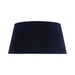 Cone lampshade height 25.5 cm, dark blue/gold