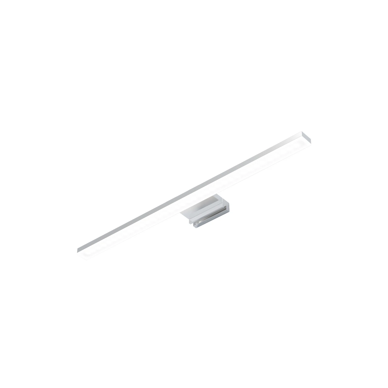 LED-Spiegelleuchte Triga IP44, chrom, 40cm, 3.000K