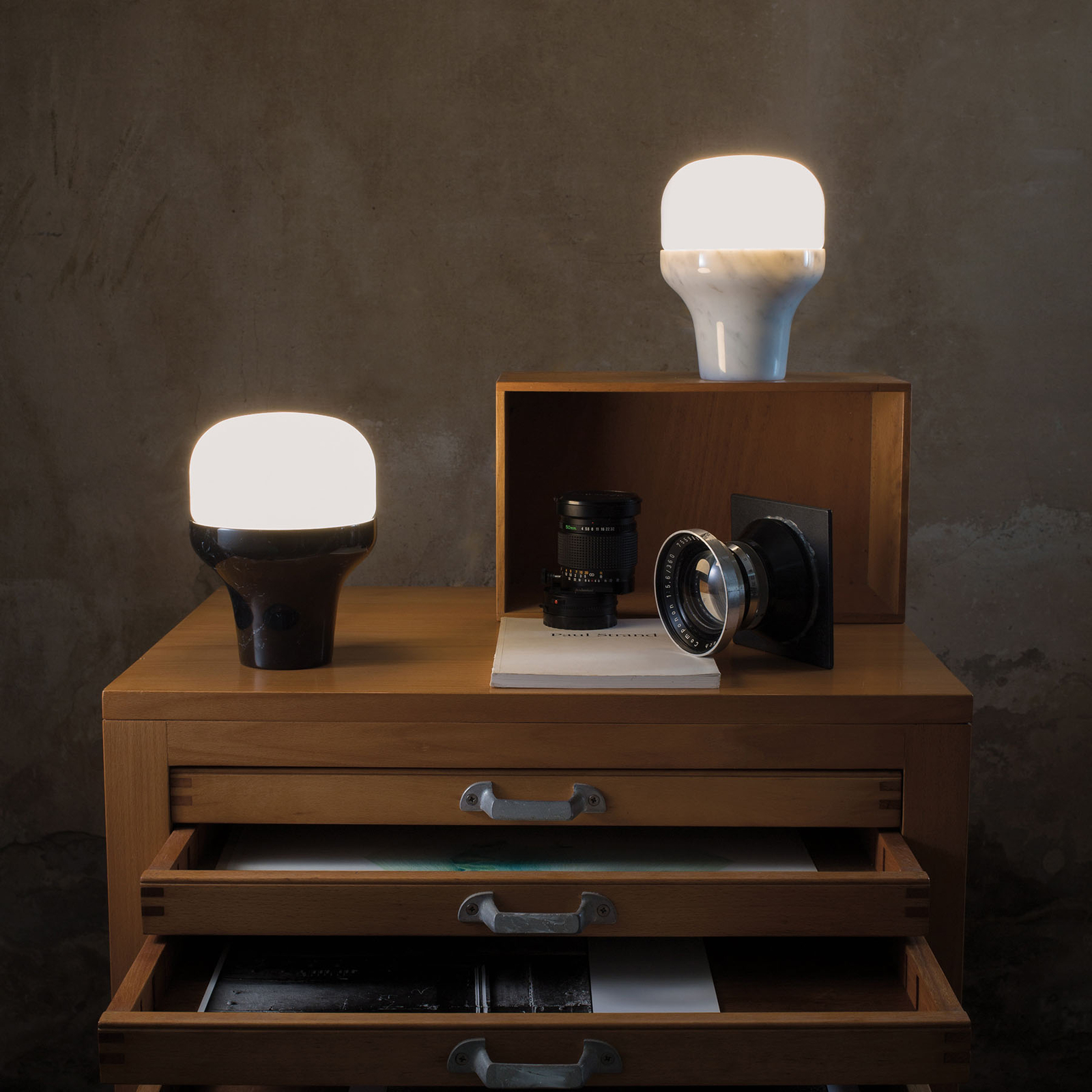 Martinelli Luce Delux Tischlampe mit Marmorfuß
