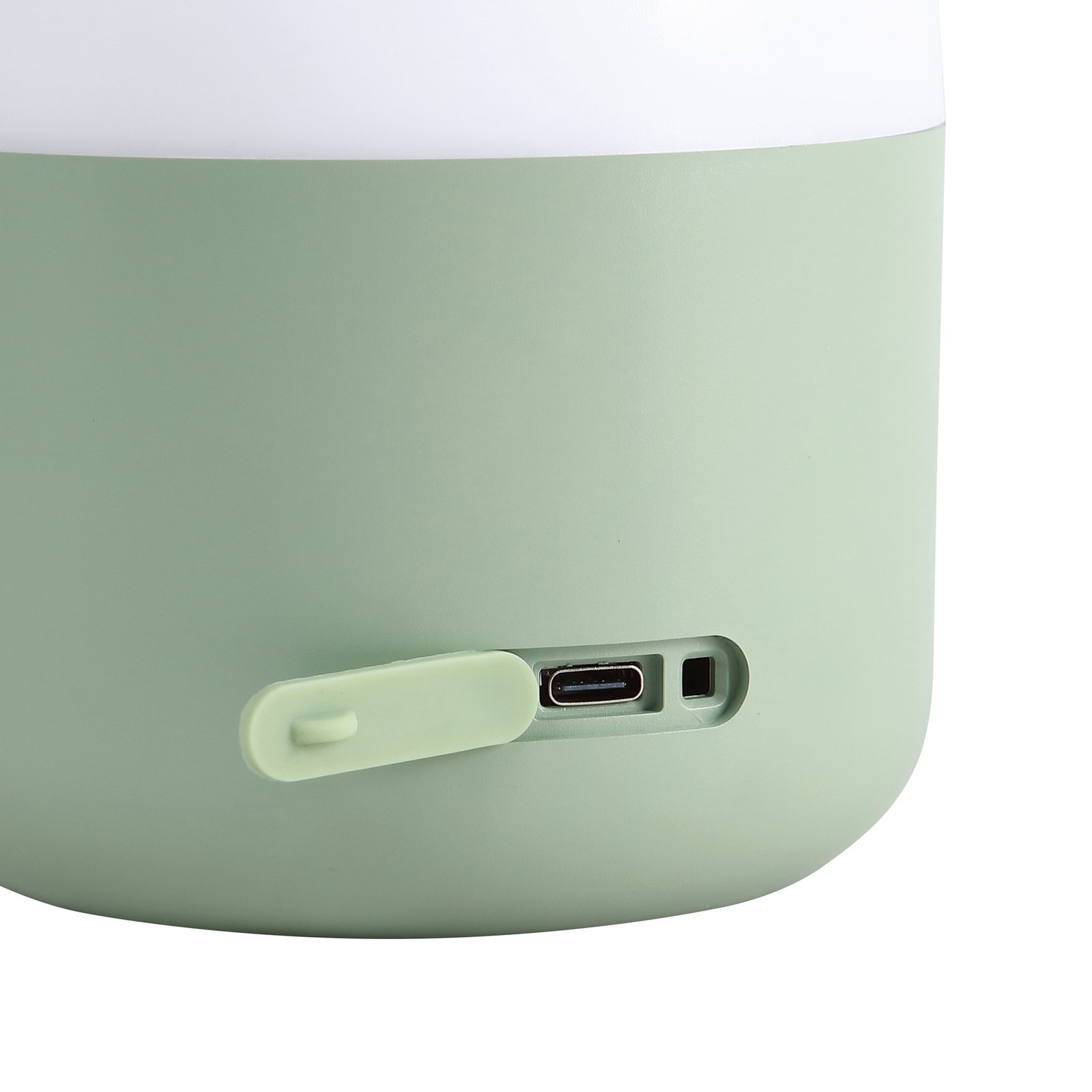 Lindby Lampe d'extérieur à LED rechargeable Isaline, vert, intensité