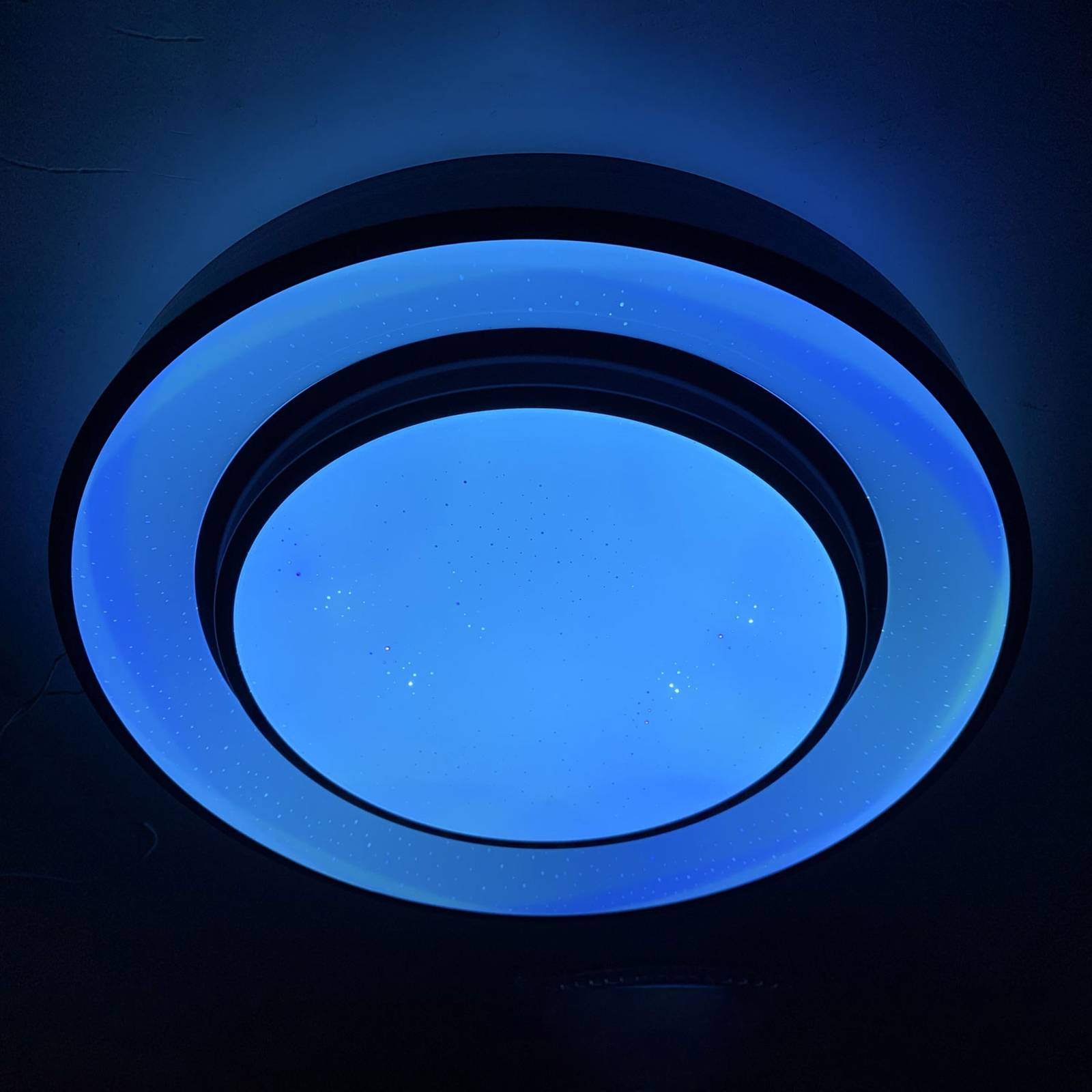 Lindby Gamino LED ceiling light, RGBW, CCT, 38 cm