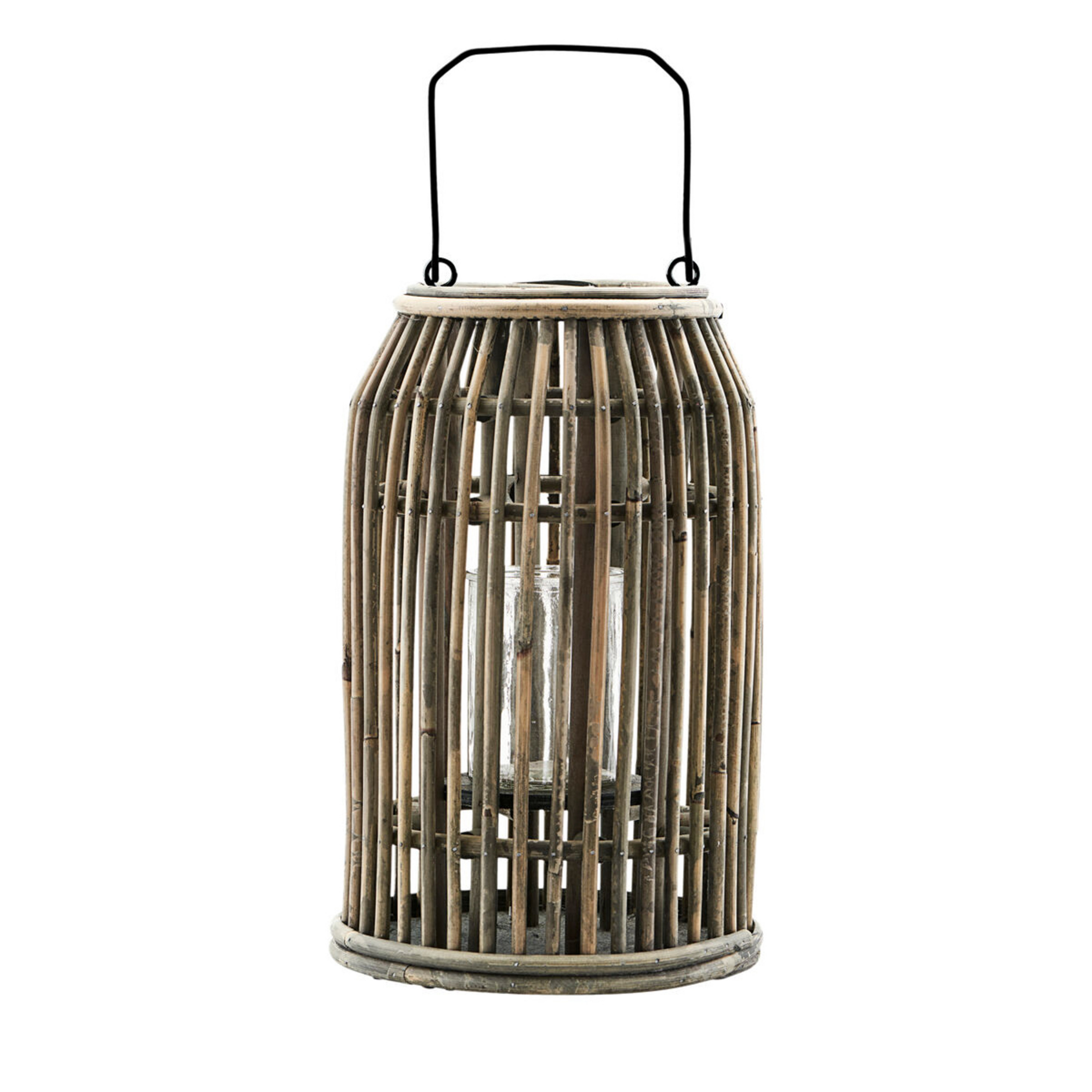 Candeeiro HDOva, altura 32 cm, rattan natural - House Doctor