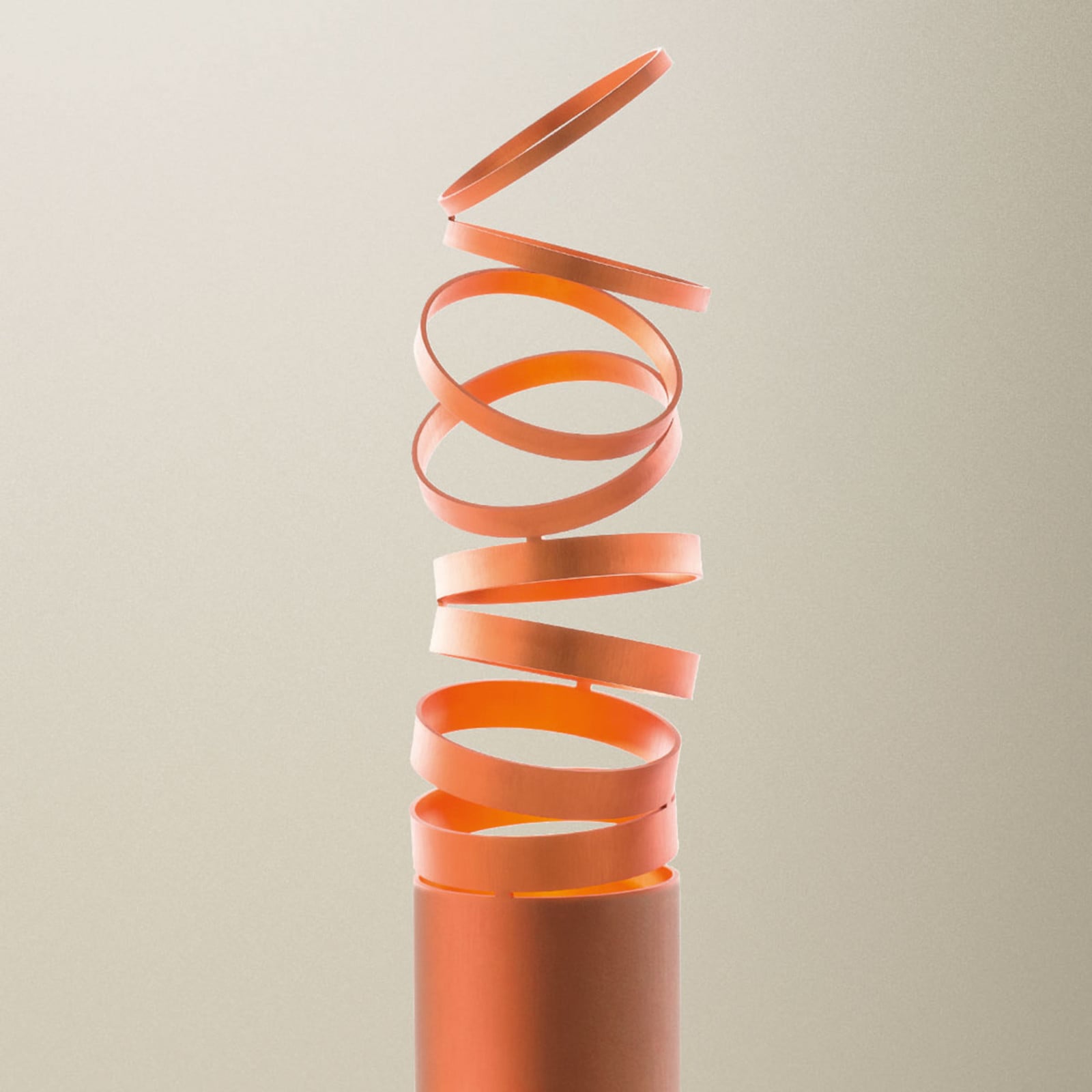 Artemide Decomposé lampadar LED portocaliu