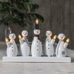 Svíčkový lustr Snowman, pět zdrojů