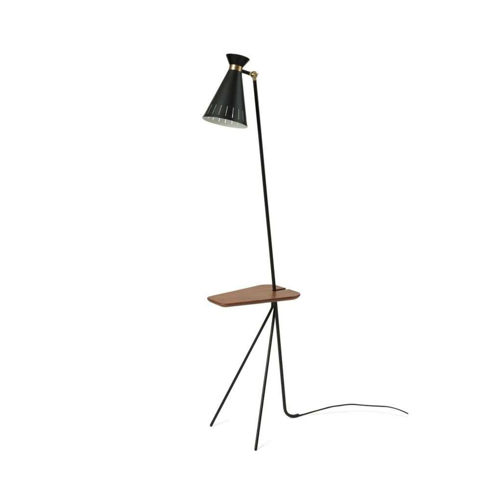 Cone Stojaca Lampa w/Stôl Black Noir - Warm Nordic