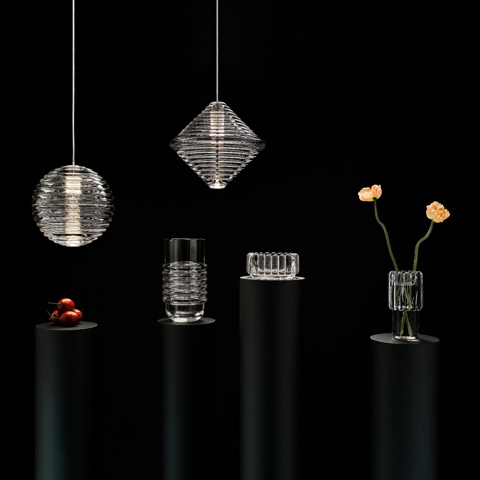 Press Pendelleuchte Sphere 2700K Clear - Tom Dixon Press Pendelleuchte Sphere 2700K Clear - Tom Dixon