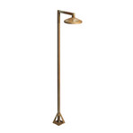 LED-Wegeleuchte Aura Disk, 100 cm x 19,5 cm, messing antik