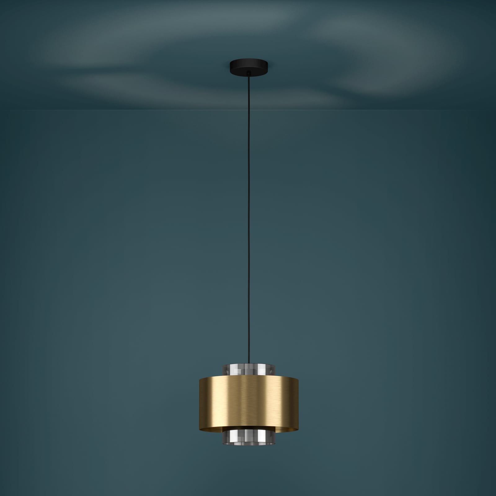 Suspension Stars of Light Dugla, couleur or, Ø 28 cm, E27