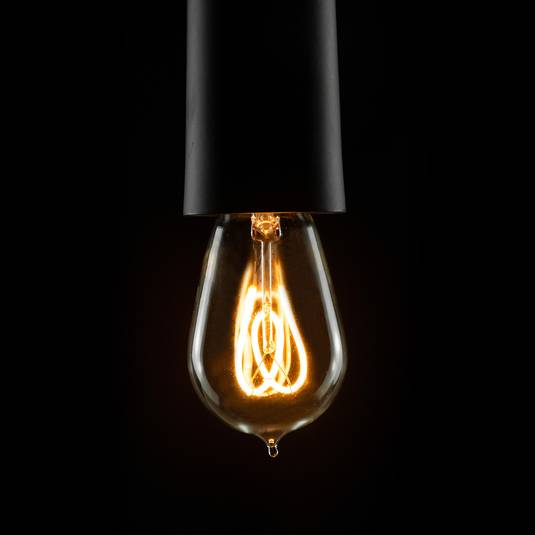 Lampadina a filamenti LED sferica Curved Line 922 
