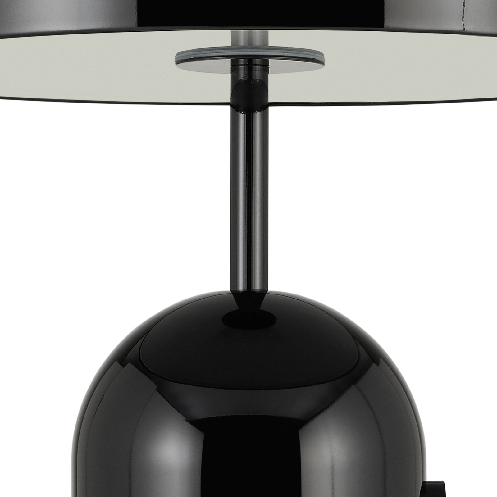 Tom Dixon LED-Tischlampe Bell, schwarz, Höhe 43 cm, dimmbar