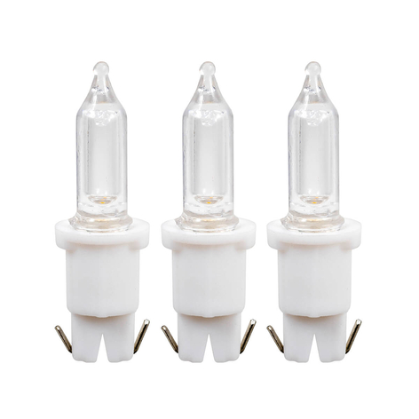 Push-in 0,06 W 3 V reservepærer i 3-pakning