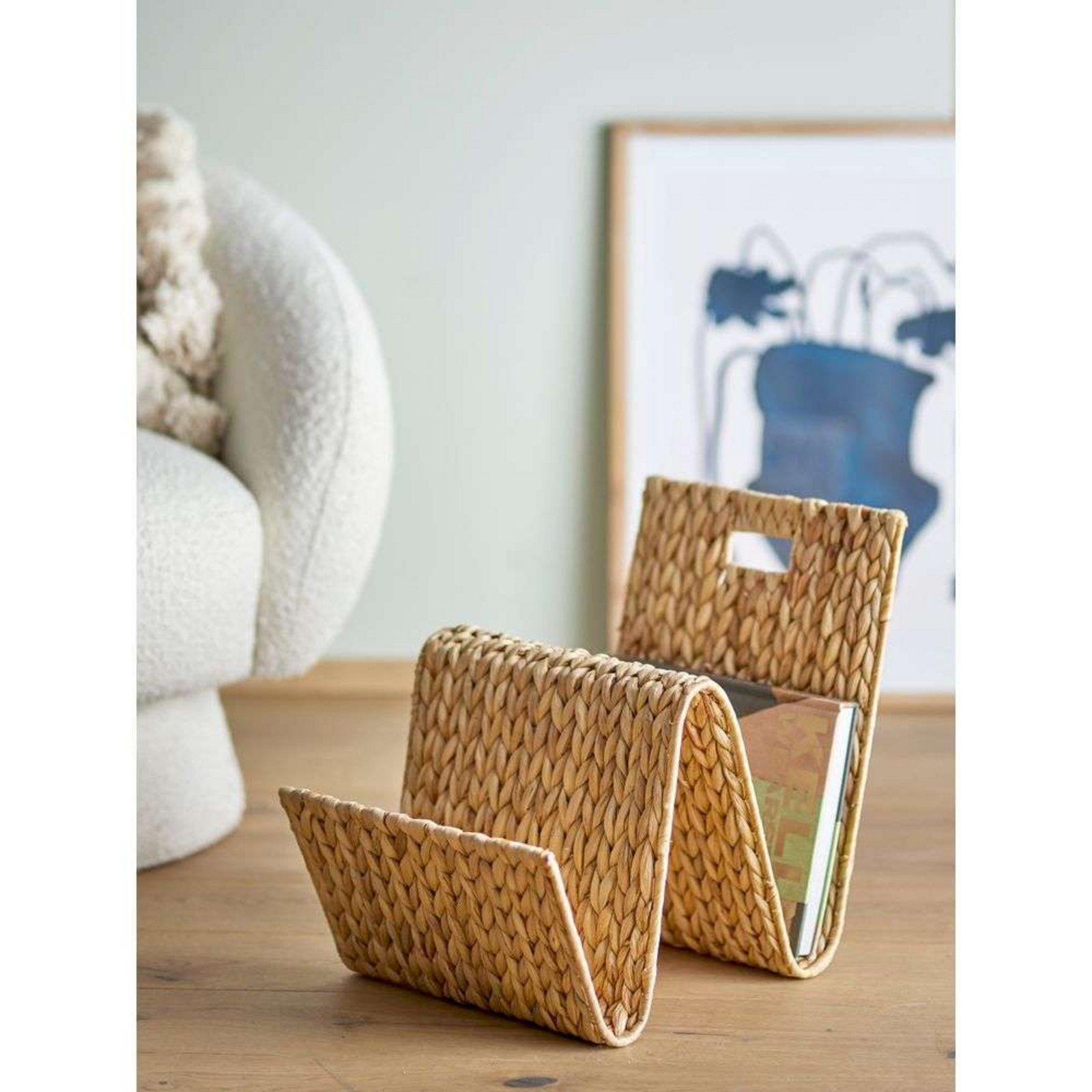 Dex Magazine Holder Nature/Water Hyacinth - Bloomingville