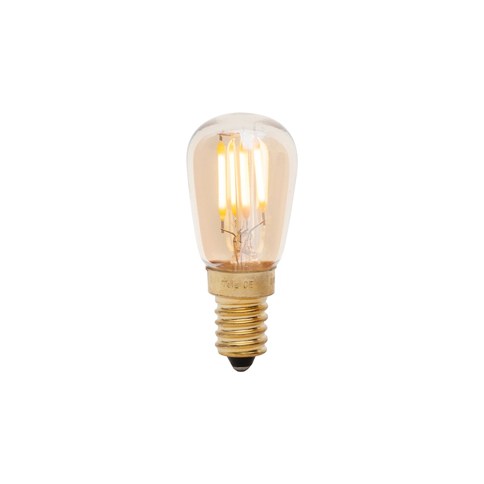 Tala LED-hehkulamppu E14, 2W, sävytetty lasi, 2200 K, 120 lm