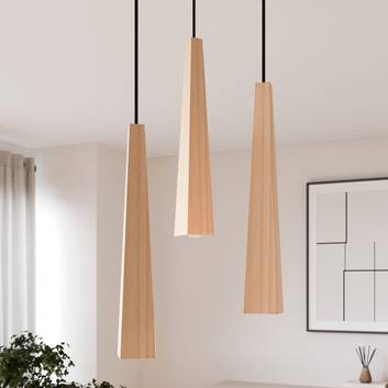 Envolight Wooden Square Cones hanglamp rond