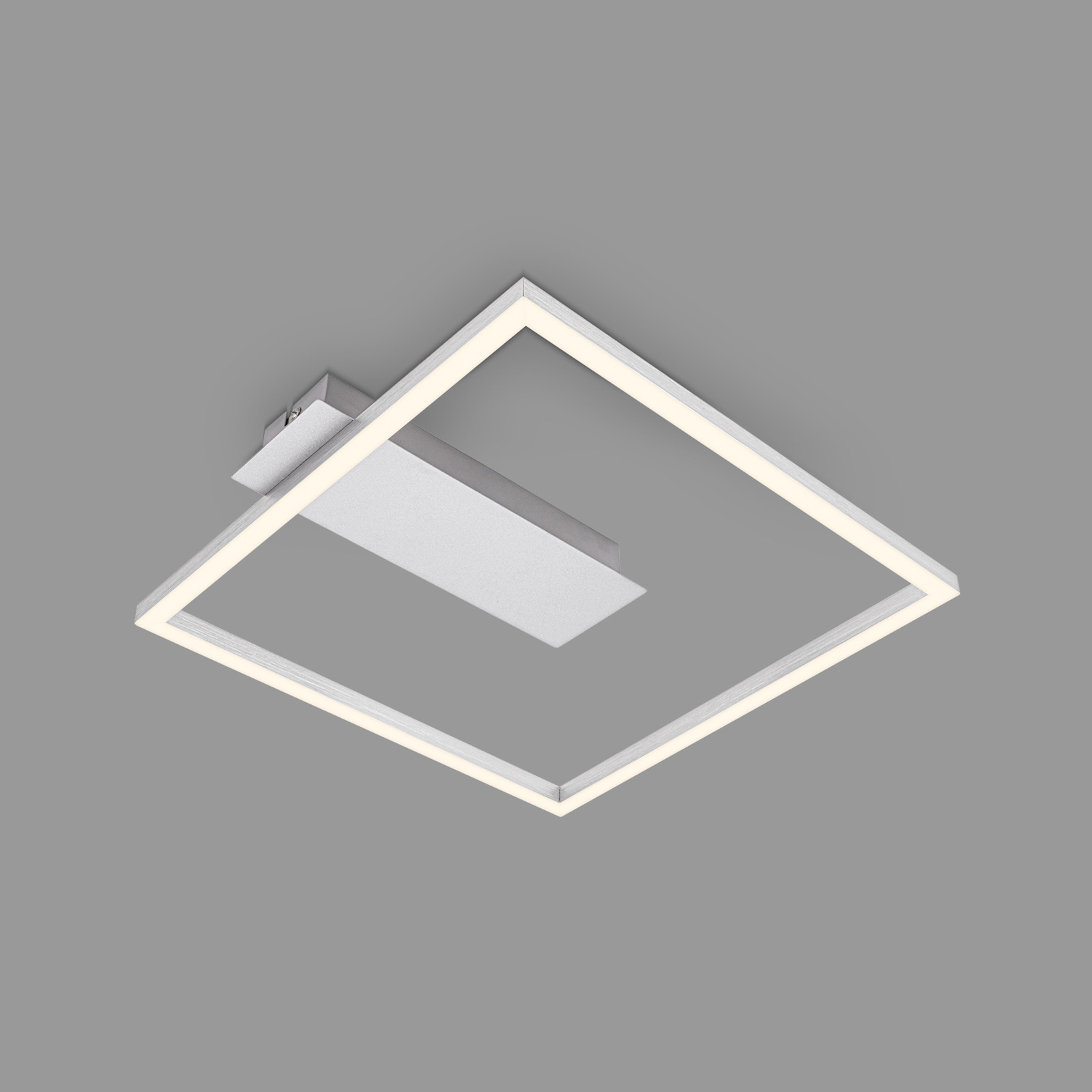 LED-Deckenleuchte 3771 in Rahmenform, alu