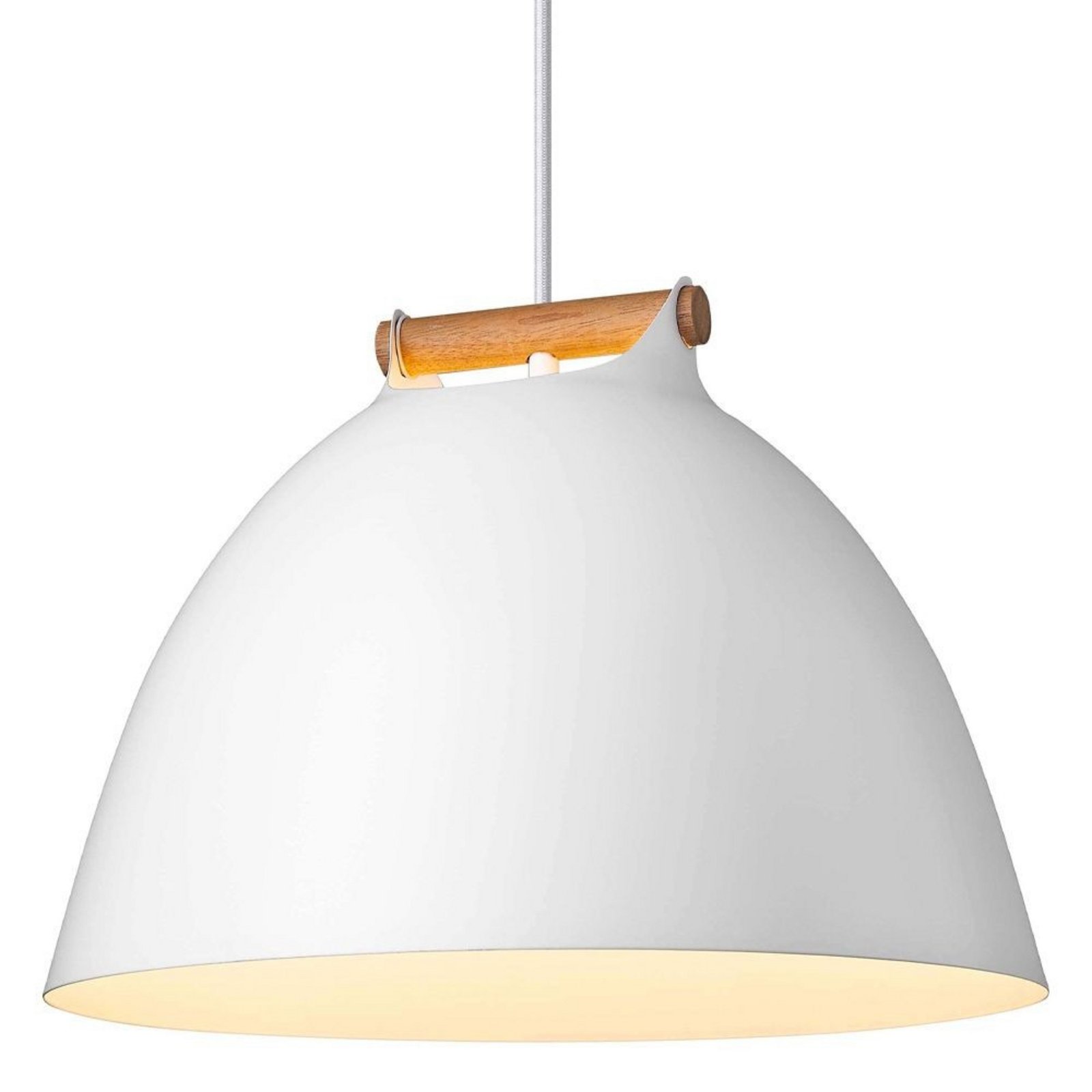 Århus Lustră Pendul Ø40 White/Wood - Halo Design