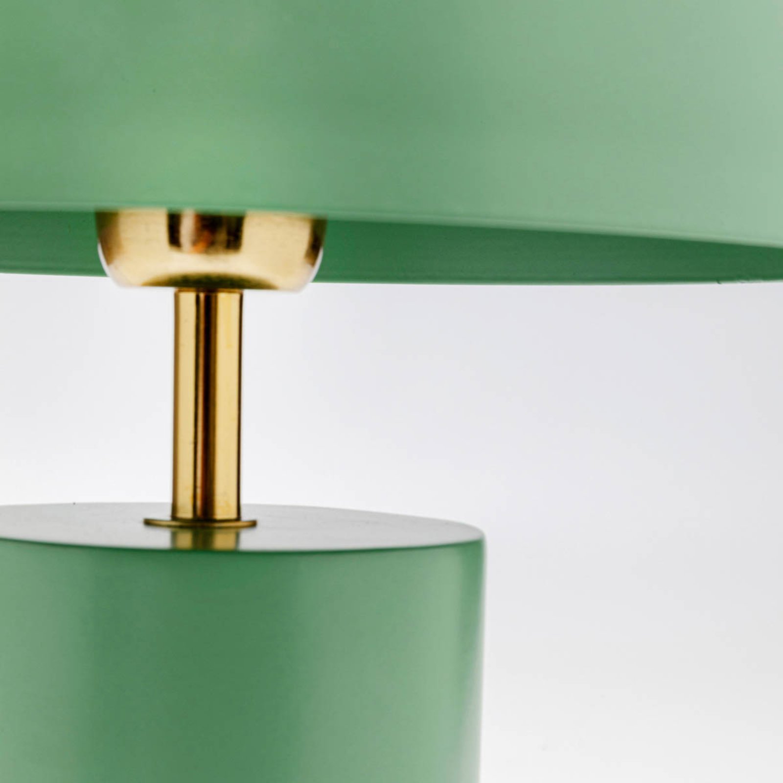 KARE table lamp Loungy, green, steel, height 38 cm