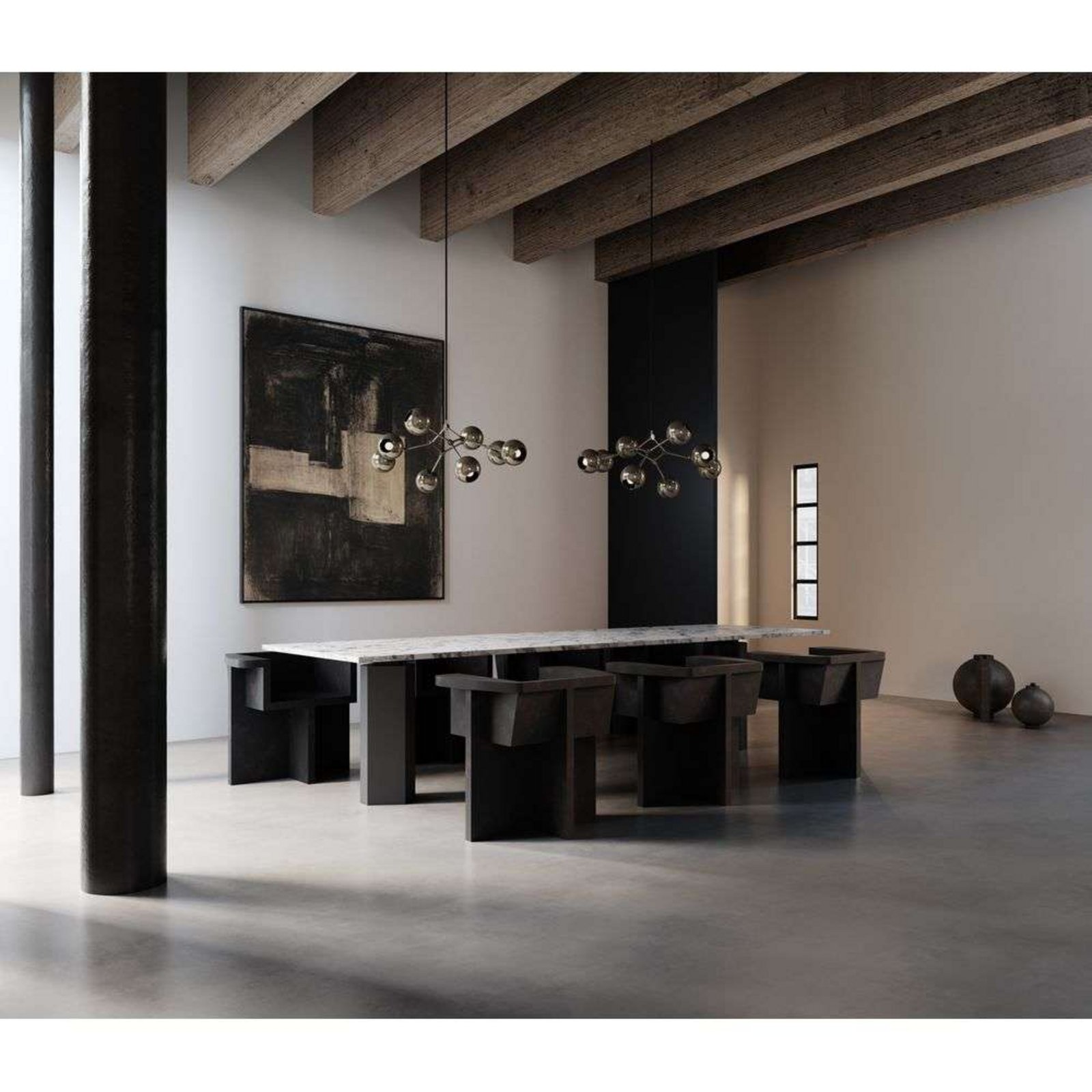 Drop Globe Mini Chrome Chandelier - 101 Copenhagen