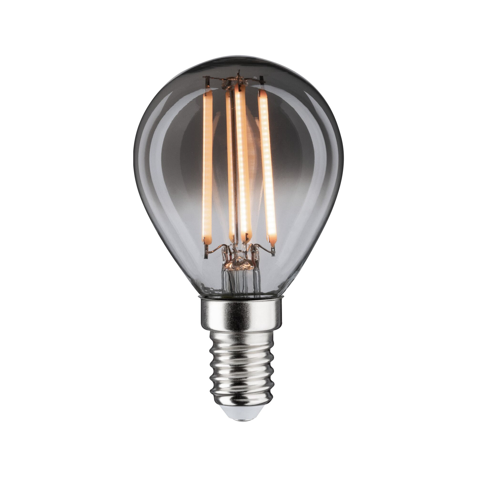 Paulmann LED-Lampe E14 4W 1.800K Rauchglas dimmbar